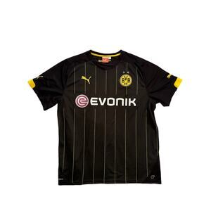 Black Puma Dortmund Soccer Futbol Jersey Size XL